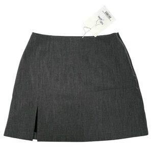 Djerf Avenue Must Have Mini Skirt in Grey